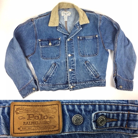Vintage Polo Ralph Lauren Denim Jean Jacket Small